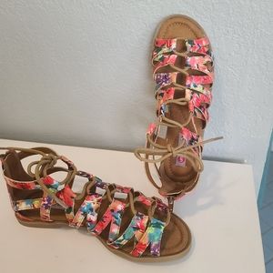 Women's lace up sandals size 8